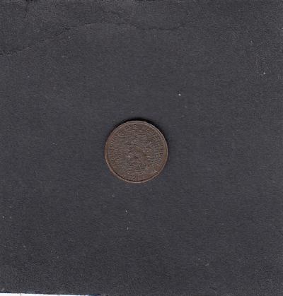 Beschrijving: 1/2 Cent WILHELMINA 